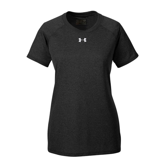 UNDER ARMOUR Women's Black Short Sleeve Locker Tee - Picture 2 of 8